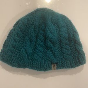 NORTH FACE chunky fleece lined beanie